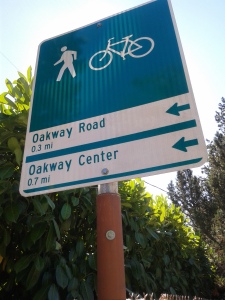 walk and bike right through to Oakway.  